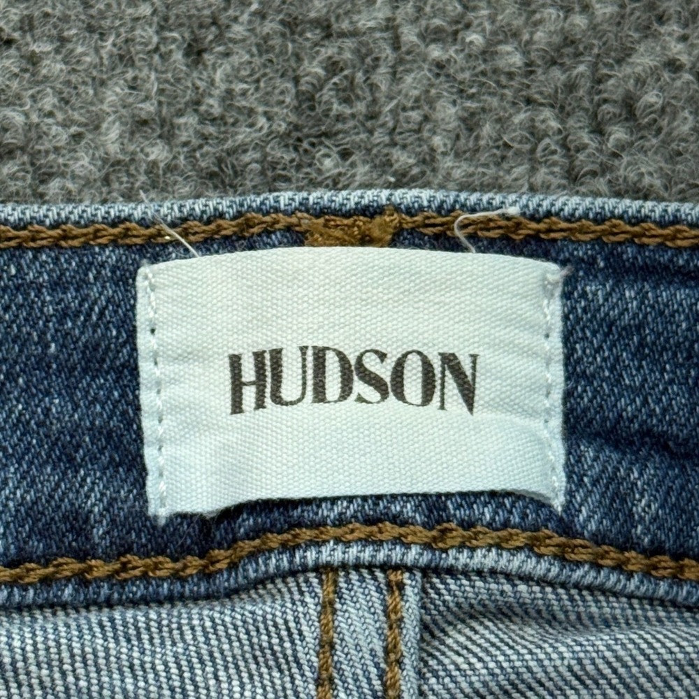 Hudson Rosalie Wide Leg Jeans Womens 30 Blue Callisto High Rise Stretch Denim - Picture 4 of 14